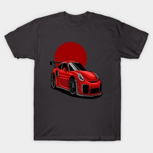 Sports Cars cartoon illustrator T-Shirt